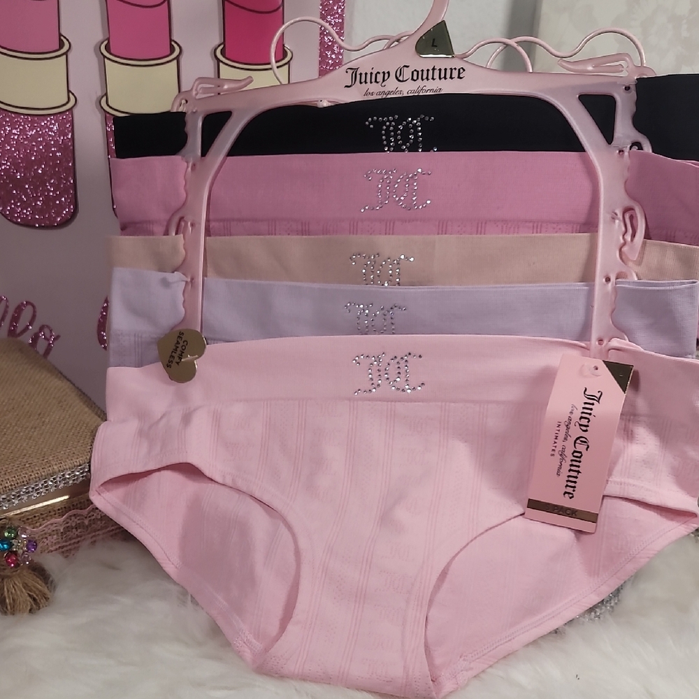 Juicy Couture 5 Pack Bikini Panties NWT  2105